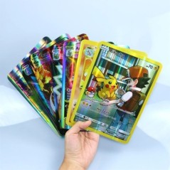 Óriás Pokemon nagy méretű szivárvány kártyák 15*21 cm-es Vstar csomag túlméretezett Jumbo betűk spanyol német francia Vmax GX ri