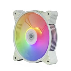 Aigo AR12 fehér 120 mm-es PC számítógépház Ventilátor hűtő hűtő 6 PIN állítható RGB Led 12 cm Némítás Ventilador Sebesség 5 V AR