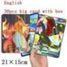 Óriás Pokemon nagy méretű szivárvány kártyák 15*21 cm-es Vstar csomag túlméretezett Jumbo betűk spanyol német francia Vmax GX ri