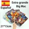 Óriás Pokemon nagy méretű szivárvány kártyák 15*21 cm-es Vstar csomag túlméretezett Jumbo betűk spanyol német francia Vmax GX ri