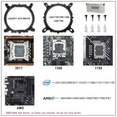 Cpu Cooler X99 4 tűs 90 mm-es radiátor IWONGOU 4 hőcső számítógép 4 tűs hűtő CPU ventilátor RGB Intel Lga 2011/1366/1700/AMD/am4