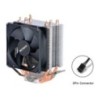 Cpu Cooler X99 4 tűs 90 mm-es radiátor IWONGOU 4 hőcső számítógép 4 tűs hűtő CPU ventilátor RGB Intel Lga 2011/1366/1700/AMD/am4