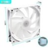 Manmu Big Promotion 120mm PC tok ventilátor RGB LED számítógép léghűtő ventilátorok 4 tűs játékhűtő