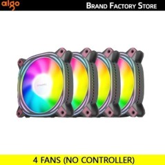 Aigo Z12 számítógépház ventilátor fordított Ventoinha PC 120mm Rgb ventilátor hűtő 4 tűs PWM CPU hűtőventilátor 3pin5v Argb 12cm