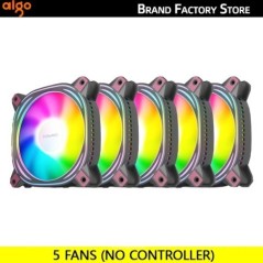 Aigo Z12 számítógépház ventilátor fordított Ventoinha PC 120mm Rgb ventilátor hűtő 4 tűs PWM CPU hűtőventilátor 3pin5v Argb 12cm