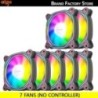 Aigo Z12 számítógépház ventilátor fordított Ventoinha PC 120mm Rgb ventilátor hűtő 4 tűs PWM CPU hűtőventilátor 3pin5v Argb 12cm