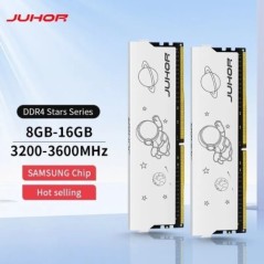 JUHOR DDR4 8GB 16GB 3200MHz 3600MHz 16GBX2 8GBX2 Új Dimm XMP2.0 asztali játékmemória Rams Samsung granulátum