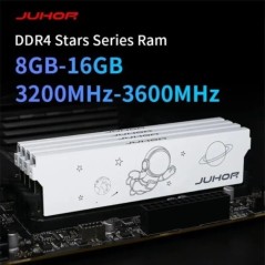 JUHOR DDR4 8GB 16GB 3200MHz 3600MHz 16GBX2 8GBX2 Új Dimm XMP2.0 asztali játékmemória Rams Samsung granulátum