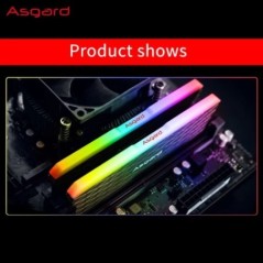 Asgard W2 sorozatú RGB RAM ddr4 8GBx2 16GBx2 3200MHz PC4-25600 1,35V kétcsatornás lenyűgöző asztali memória ram