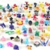 144 Stílusos Pokémon figura játékok Anime Pikachu akciófigura modell Dísz dekoráció Gyűjtse össze játékok gyerekeknek karácsonyi