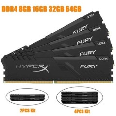 Memoria RAM DDR4 3200MHz 2666MHz 3600 2400MHz 8GB 16GB 32GB játék asztali memória PC4-25600 PC4-19200 17000 288tűs DIMM DDR4 RAM