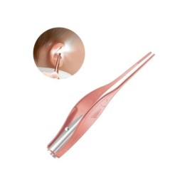 Baba fültisztító kanál LED villanófény Fülviasz Curette Picker Vizuális Gyermek fülpiszkáló Eer Wax Dig Remover Fül Orr Új csipe