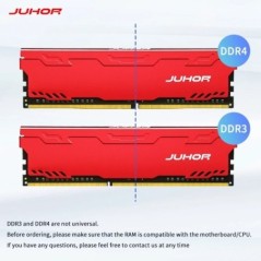 JUHOR Memoria Ram DDR3 8G 4G 1866 1333 1600MHz DDR4 8G 16G 32G 2666 3200MHz Udimm Dimm asztali memória