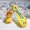 Pokémon kulcstartók Pikachu Kreatív Anime Rajzfilm Kulcstartó Díszek Babák Eevee Psyduck Rowlet gyerekeknek Játékok Táska Medál 