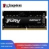 Kingston FURY Impact DDR4 RAM 32 16 8GB 3200MHz 2400 2666MHz SODIMM memória 260tűs SODIMM PC4-19200 21300 25600 DDR4 notebook RA