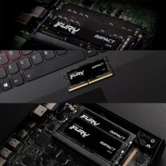 Kingston FURY Impact DDR4 RAM 32 16 8GB 3200MHz 2400 2666MHz SODIMM memória 260tűs SODIMM PC4-19200 21300 25600 DDR4 notebook RA