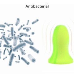 S/M/L Hangszigetelő alvó füldugók Füldugók alváshoz Speciális némítás Lágy, lassú visszapattanású tanulói zajgátló füldugó
