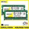 DDR3 DDR3L DDR4 8GB 4GB 16GB Laptop Ram 1066 1333 1600Mhz PC4 PC3L PC3 8500 10600 12800 DDR3 1.5V 240Pin Sodimm notebook memória