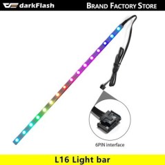 Darkflash DR11 Rgb ventilátor Ventoinha PC Controladora 120mm számítógépház ventilátorkészlet 6 tűs vízhűtő CPU hűtőventilátorok