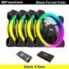 Darkflash DR11 Rgb ventilátor Ventoinha PC Controladora 120mm számítógépház ventilátorkészlet 6 tűs vízhűtő CPU hűtőventilátorok