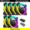 Darkflash DR11 Rgb ventilátor Ventoinha PC Controladora 120mm számítógépház ventilátorkészlet 6 tűs vízhűtő CPU hűtőventilátorok