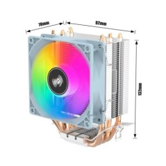 Aigo ICE400SE légi processzorhűtő hűtőventilátor Csendes Ventilador 4 Heat Pipe Radiator Intel LGA 115X 1700 775 1200 AMD AM3 AM