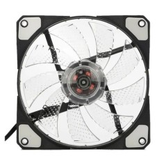 120 mm-es LED Ultra Silent számítógép PC ház ventilátor 15 LED 12V Cpu hűtőborda Cooler master hűtőventilátor DC 12V 4P 3P csatl