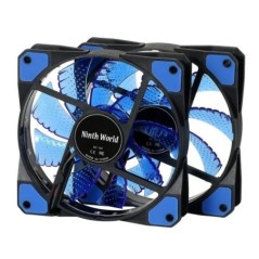 120 mm-es LED Ultra Silent számítógép PC ház ventilátor 15 LED 12V Cpu hűtőborda Cooler master hűtőventilátor DC 12V 4P 3P csatl