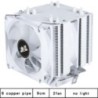 6 rézcső dupla torony ARGB Cpu radiátor hűtő 90mm 4 tűs ventilátor 1200 1150 1155 1366 1700 AM3 AM4 X99 2011 PC hűtőborda 2011-V