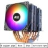 6 rézcső dupla torony ARGB Cpu radiátor hűtő 90mm 4 tűs ventilátor 1200 1150 1155 1366 1700 AM3 AM4 X99 2011 PC hűtőborda 2011-V