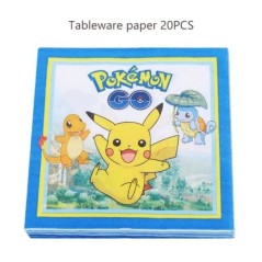 Pokémon születésnapi parti díszek Pikachu léggömbök babazuhany Esküvői parti kellékek Evőeszközök Háttér Topper fiúk játékok