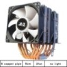 6 rézcső dupla torony ARGB Cpu radiátor hűtő 90mm 4 tűs ventilátor 1200 1150 1155 1366 1700 AM3 AM4 X99 2011 PC hűtőborda 2011-V