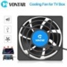 VONTAR C1 hűtőventilátor Android TV Box Set Top Box vezeték nélküli csendes csendes hűtő DC 5V USB tápradiátor mini ventilátor 8