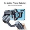 Mobiltelefon hűtő, kettős RGB hűtőventillátor telefonradiátor Xiaomi iPhone-hoz hűtő hűtőborda játék hűtés Pubg Genshin Impactho