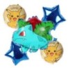 Pokémon születésnapi parti díszek Pikachu léggömbök babazuhany Esküvői parti kellékek Evőeszközök Háttér Topper fiúk játékok