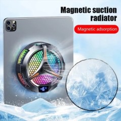 X42 ventilátoros telefon mágneses hűtő dedikált tablethez alumínium laptop táblagéppel Állvány radiátor peltier hűtő iPad iphone