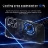 Eredeti Black Shark Magnetic Phone Cooler 3Pro Gaming Air Cooler Radiator Redmagic 8s Pro iPhone 15 /Samsung hűtőventilátorhoz