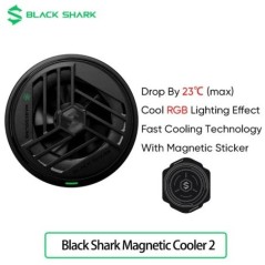 Eredeti Black Shark Magnetic Phone Cooler 3Pro Gaming Air Cooler Radiator Redmagic 8s Pro iPhone 15 /Samsung hűtőventilátorhoz