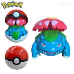 Pokemon Poke Ball Anime karakter Pikachu Charmander Litten Rockruff Pokeball Pokeball Variation Toy Action Model Ajándék.