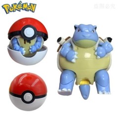 Pokemon Poke Ball Anime karakter Pikachu Charmander Litten Rockruff Pokeball Pokeball Variation Toy Action Model Ajándék.