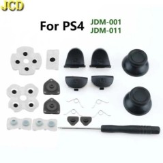 JCD PS4 JDM-001 / 011 vezérlőhöz L1 R1 L2 R2 trigger gombok 3D analóg pálca + vezetőképes gumigombos csavarhúzó készlet