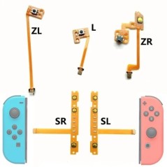 Csere SL SR ZR ZL L jobb bal gomb kulcs szalag hajlékony kábel Nintendo Switch JoyCon NS javítóalkatrészhez