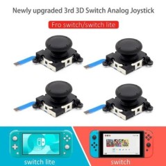 Csere joystick a Nintendo Switch eredeti 3D joystick analóg hüvelykujjhoz Switch Lite Joycon vezérlőjavító eszközhöz