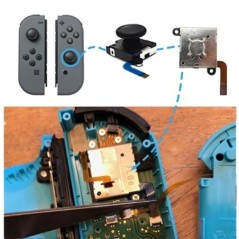 Csere joystick a Nintendo Switch eredeti 3D joystick analóg hüvelykujjhoz Switch Lite Joycon vezérlőjavító eszközhöz