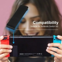 Cserekonzol Kitámasztó állvány tartó Nintendo Switch konzolhoz, állomás hátlapjának támasztékához NS javítási alkatrészek tartoz