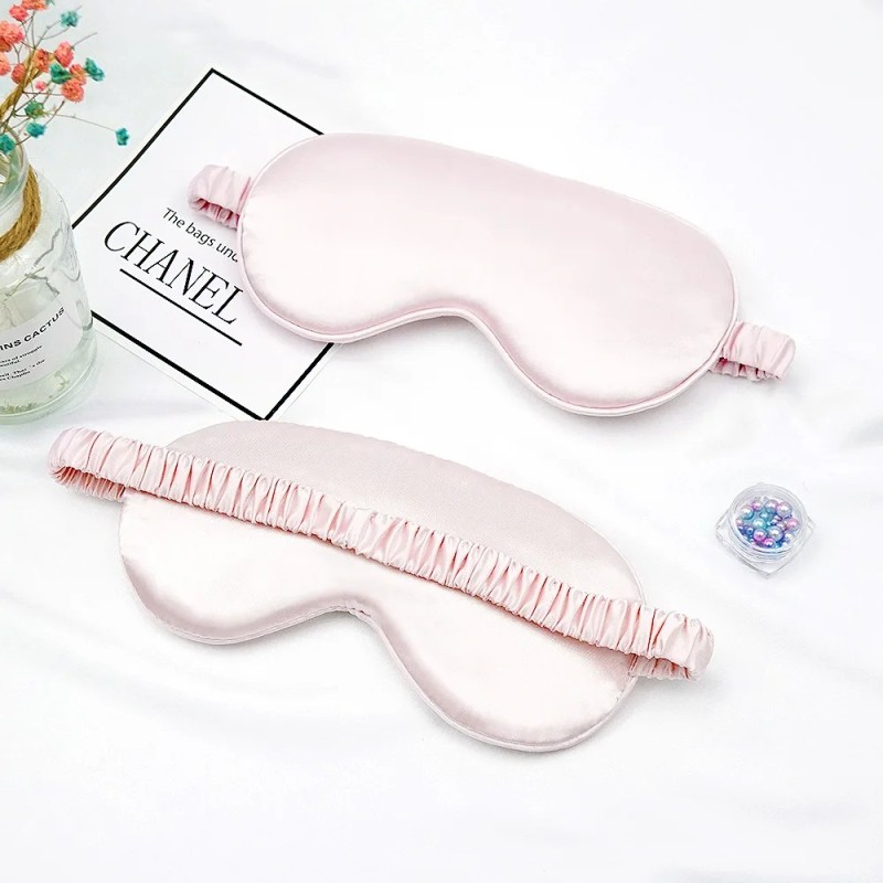 Imitated Silk Eye Patch Shading Sleep Eye Mask Eyepatch Travel Relax Cover Eyeshade Health Sleeping Shield Szemkörnyékápoló eszk