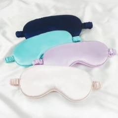 Imitated Silk Eye Patch Shading Sleep Eye Mask Eyepatch Travel Relax Cover Eyeshade Health Sleeping Shield Szemkörnyékápoló eszk