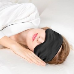 Imitated Silk Eye Patch Shading Sleep Eye Mask Eyepatch Travel Relax Cover Eyeshade Health Sleeping Shield Szemkörnyékápoló eszk