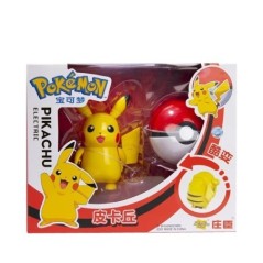 Pokemon golyós figurák Pokeball Eredeti doboz vagy doboz nélkül deformációs játék Pikachu Charizard zsebszörny modell ajándék