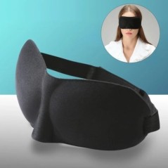 1db 3D Sleep Mask Natural Sleeping Eye Mask Eye Shade Cover Shade Szemtapasz Női Férfi Puha Hordozható Vakkötős Utazási Szemtapa